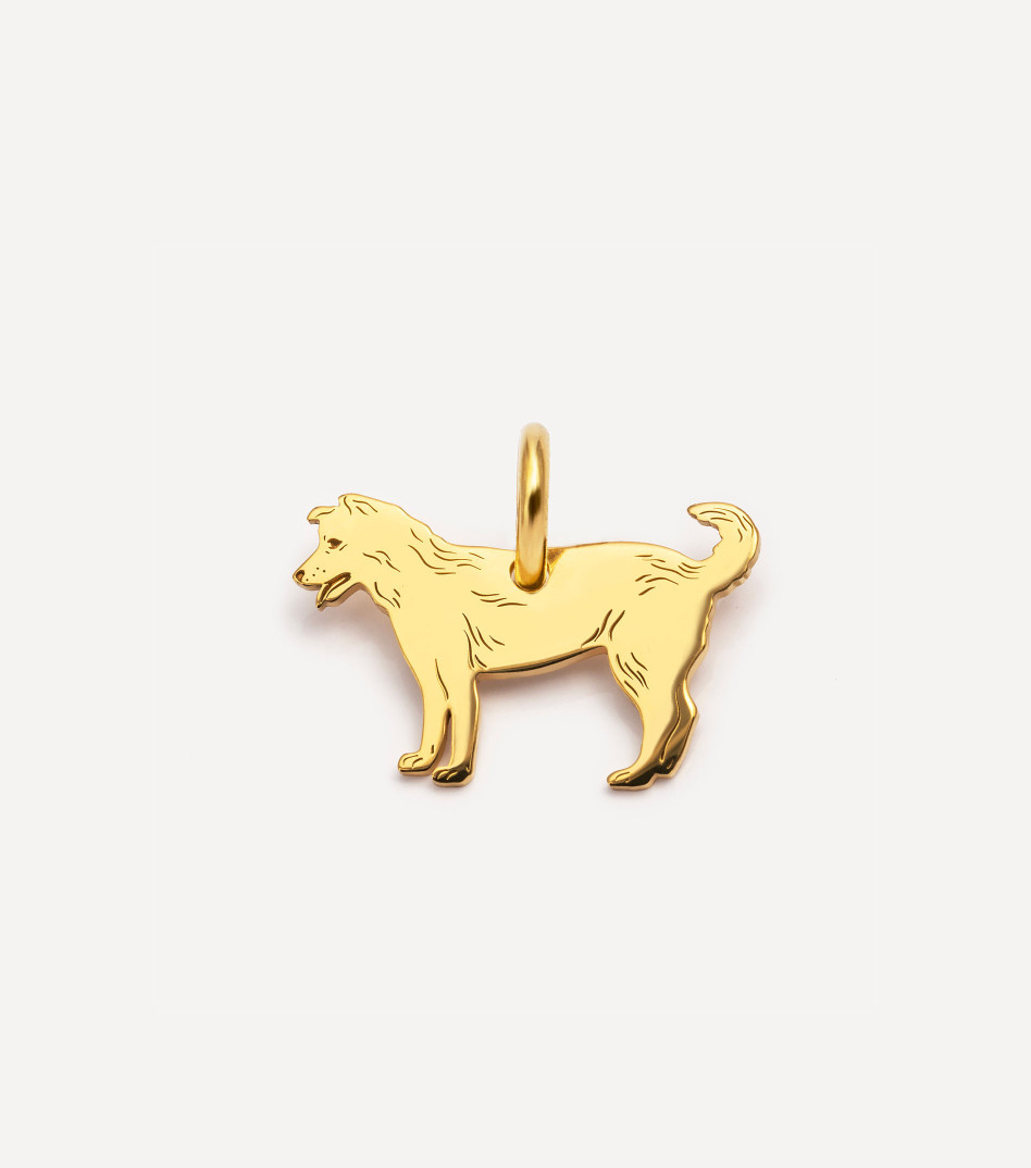 Dog Pendant in Gold
