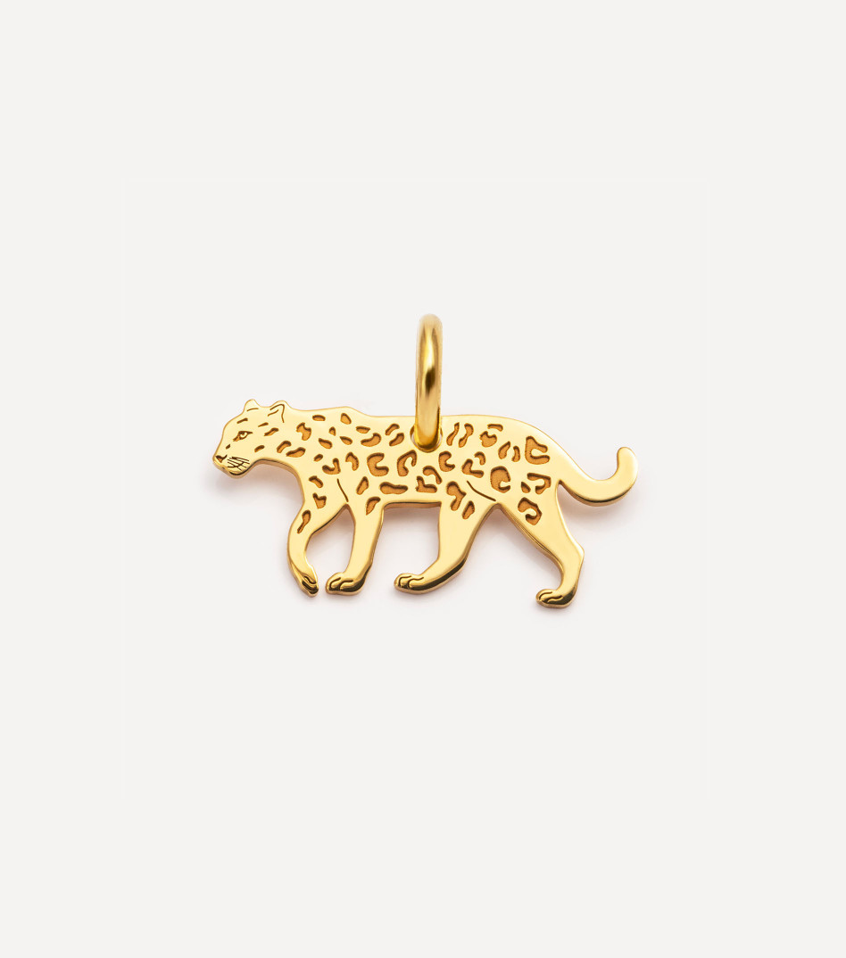 Leopard Pendant in Gold