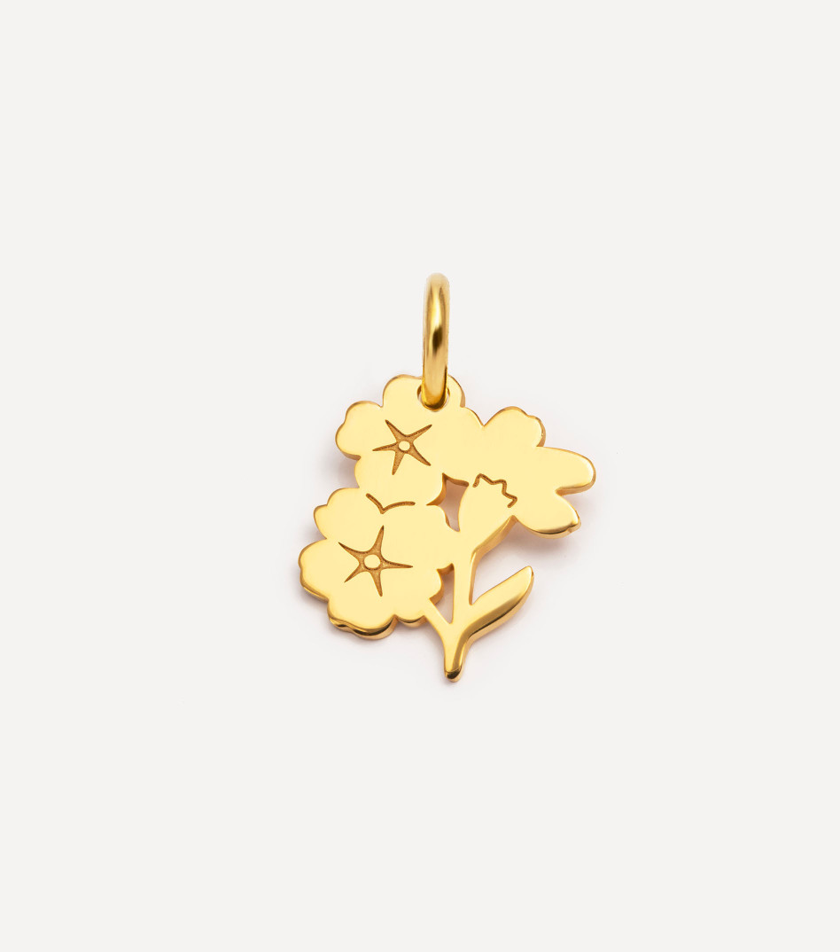 Forget-me-not Pendant in Gold