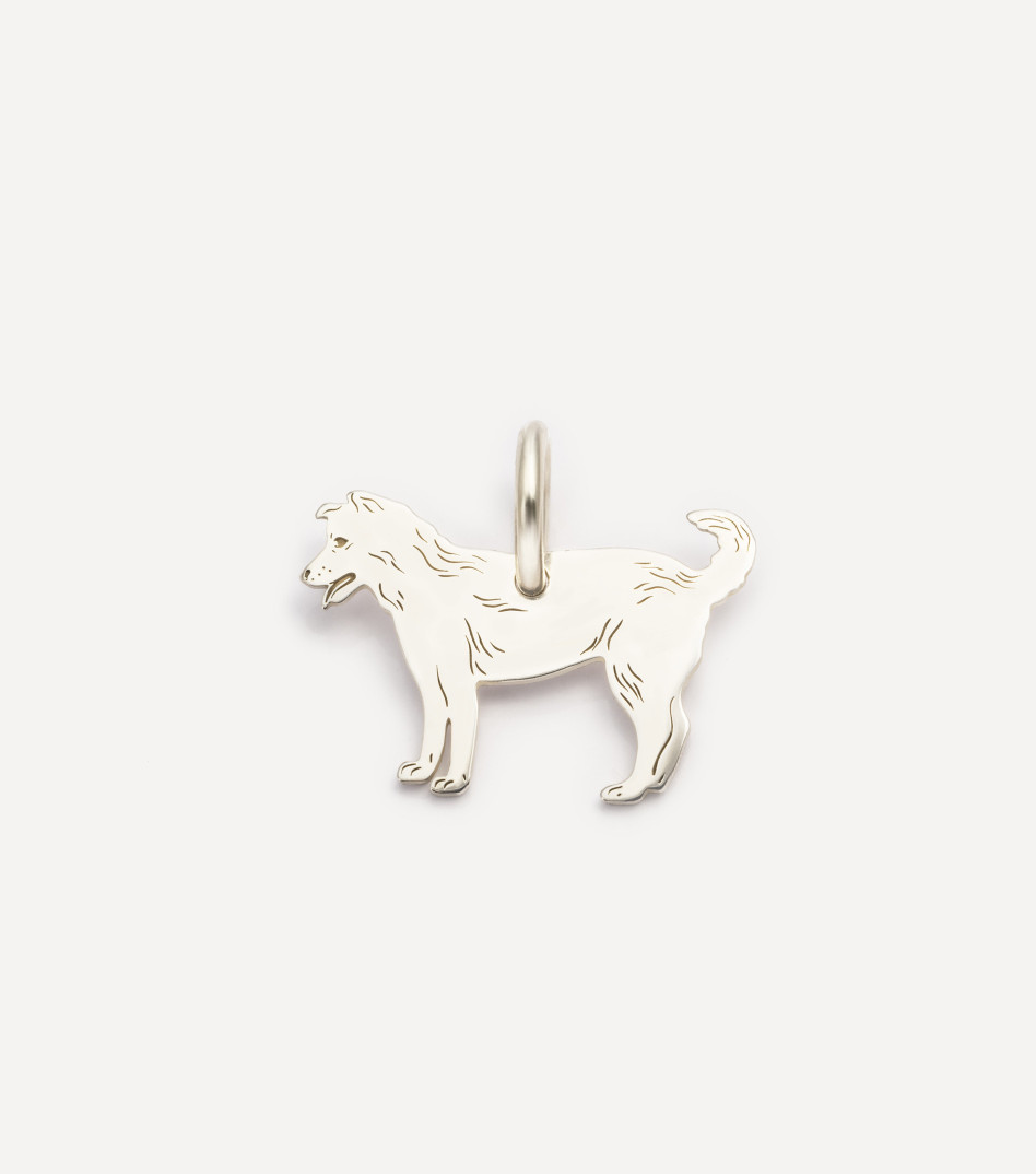 Dog Pendant in Silver