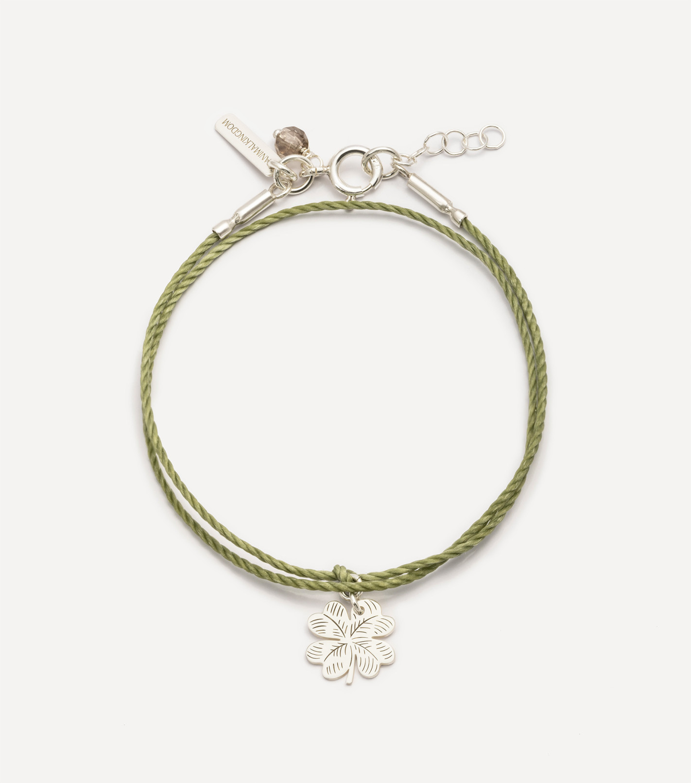 Be Natural Cord Bracelet in Silver