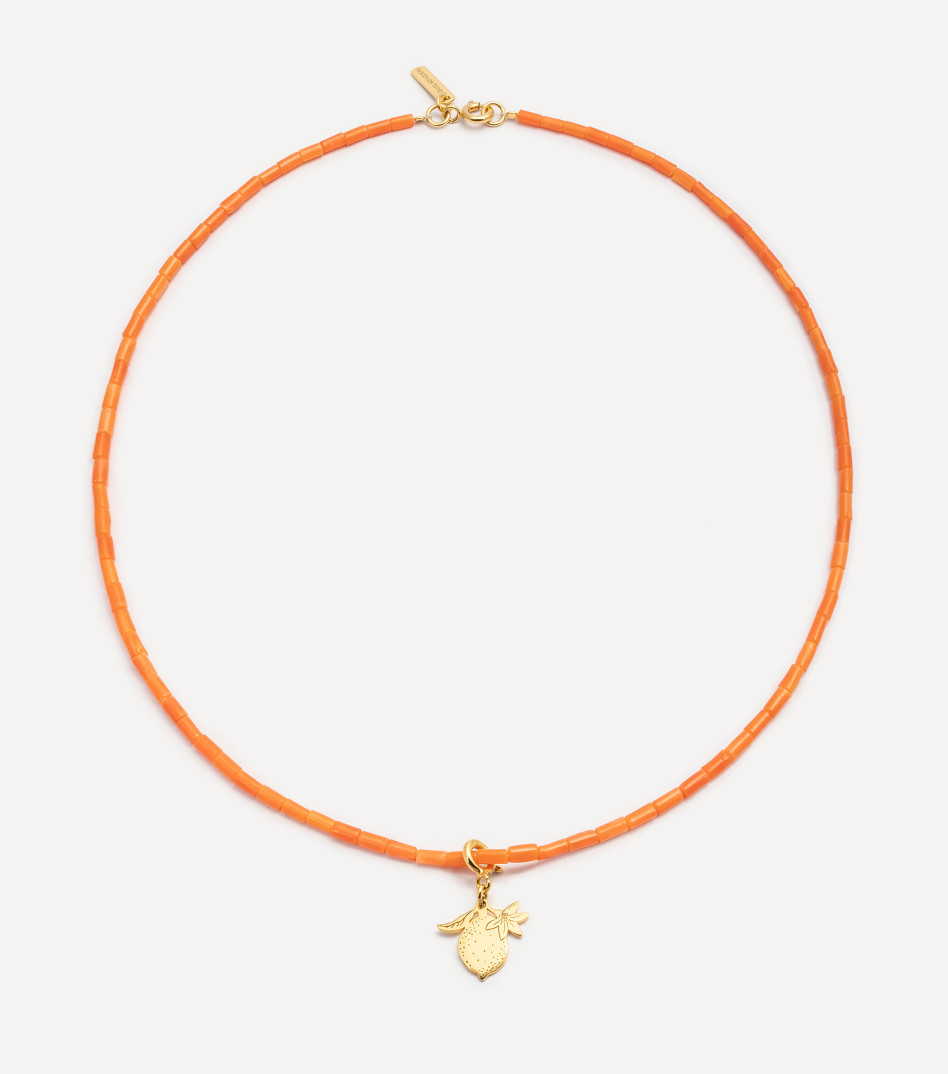 Pozłacany choker z kamieniami i zawieszką